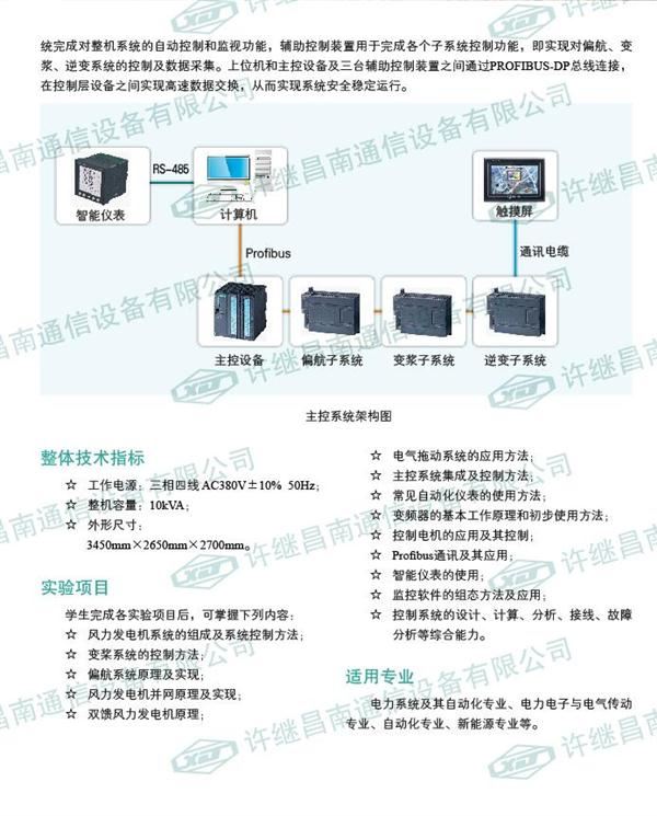 DFJS-800雙饋風力發(fā)電教學(xué)實驗系統(tǒng)